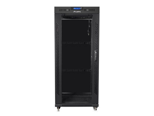 Lanberg FF01-8027-12BL rack cabinet 27U Freestanding rack Black_2