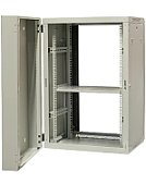 EMITERNET Split hanging cabinet 19  18U  sheet metal/glass doors  600×550×910mm width/depth/height EM/AH6518_2