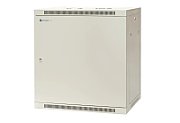 EMITERNET Single wall-mounted cabinet 19'' 12U  full sheet metal door  600×450×635mm width/depth/height. EM/AP6412-B_1