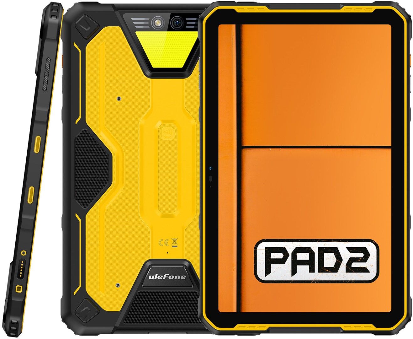 Ulefone Armor Pad 2 8GB/256GB LTE Tablet (Black & Yellow)_3