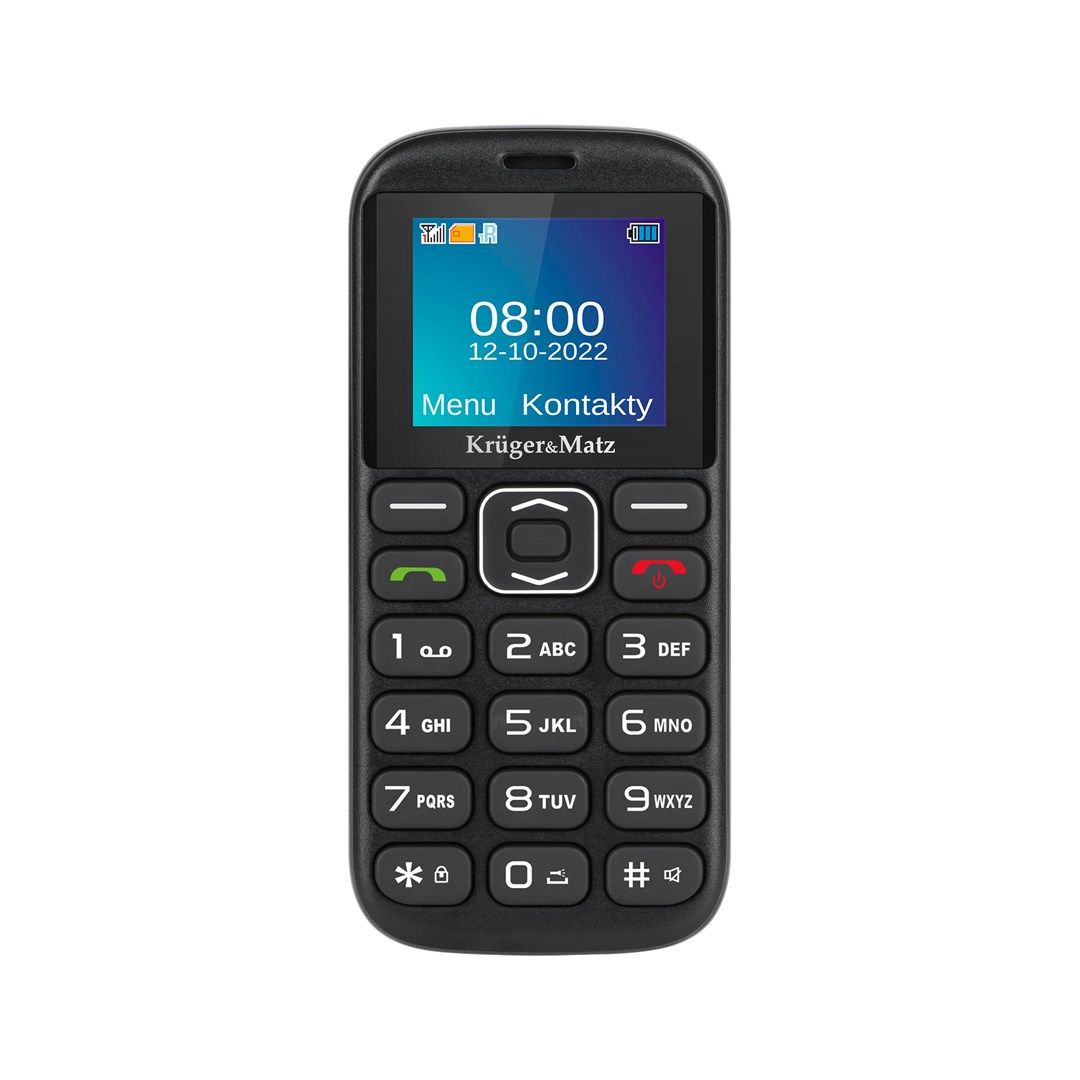 Kruger & Matz KM0921 4 5 cm (1.77 ) 72g Black  Senior phone_4