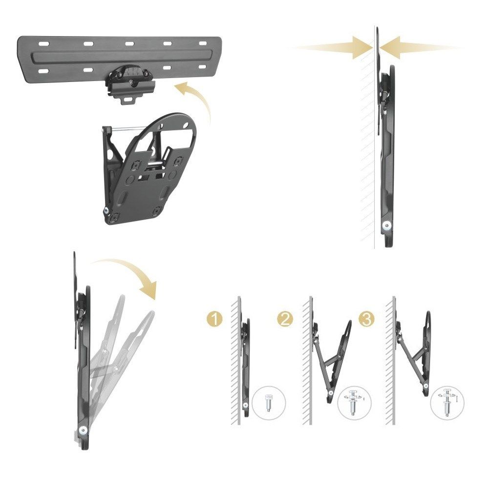 Maclean TV mount  compatible with Samsung QLED Q7/Q8/Q9 TVs  49 -65   max 50kg  MC-806_9