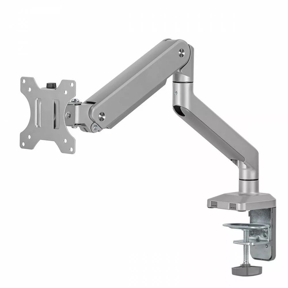 Ergo Office Aluminium Monitor Mount with Gas Spring  Double Arm  VESA 75x75/100x100  17 -32  10 kg Silver  ER-447_3