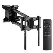 Maclean MC-891 Electric TV Wall Mount Bracket with Remote Control Height Adjustment 37'' - 70  max. VESA 600x400 up to 35kg Above Fireplace Mount Sturdy_1