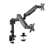 Gembird MA-DA2P-01 Adjustable desk 2-display mounting arm  17”-32”  up to 9 kg_1