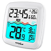 GreenBlue Pool Thermometer Weather Station  60m Range  Floating Sensor  Temperature  Time  Calendar  DCF  GB216_2