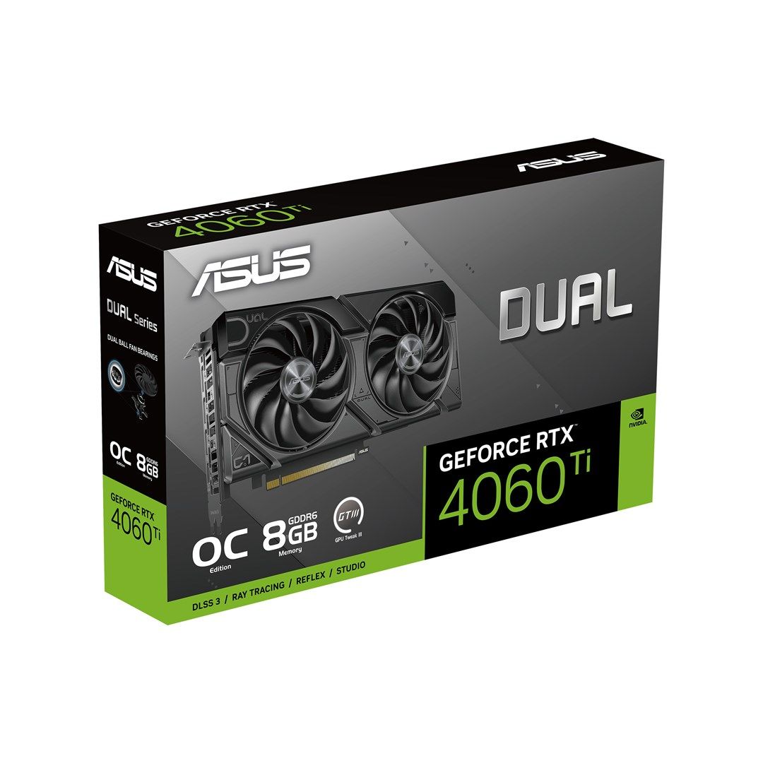 ASUS Dual -RTX4060TI-O8G-EVO NVIDIA GeForce RTX 4060 Ti 8 GB GDDR6_8