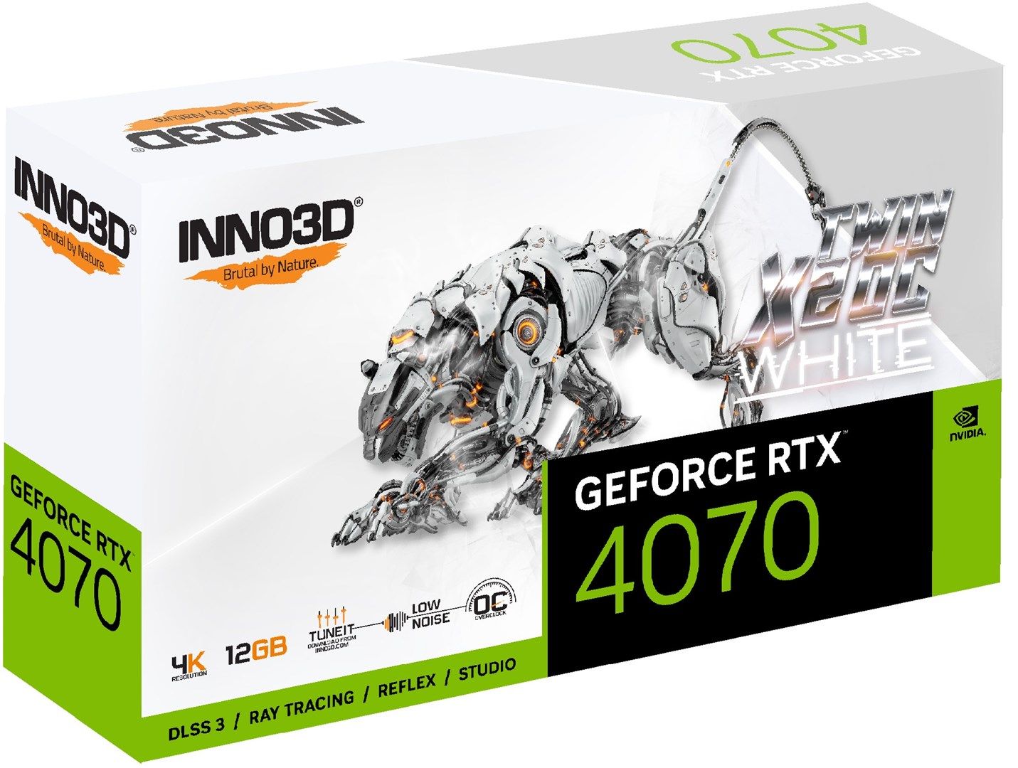 INNO3D GeForce RTX 4070 Twin X2 OC White  12288 MB GDDR6X_3