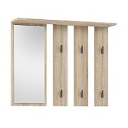 Hanger + mirror PARMA 100x15x.81.5 cm  oak sonoma_1