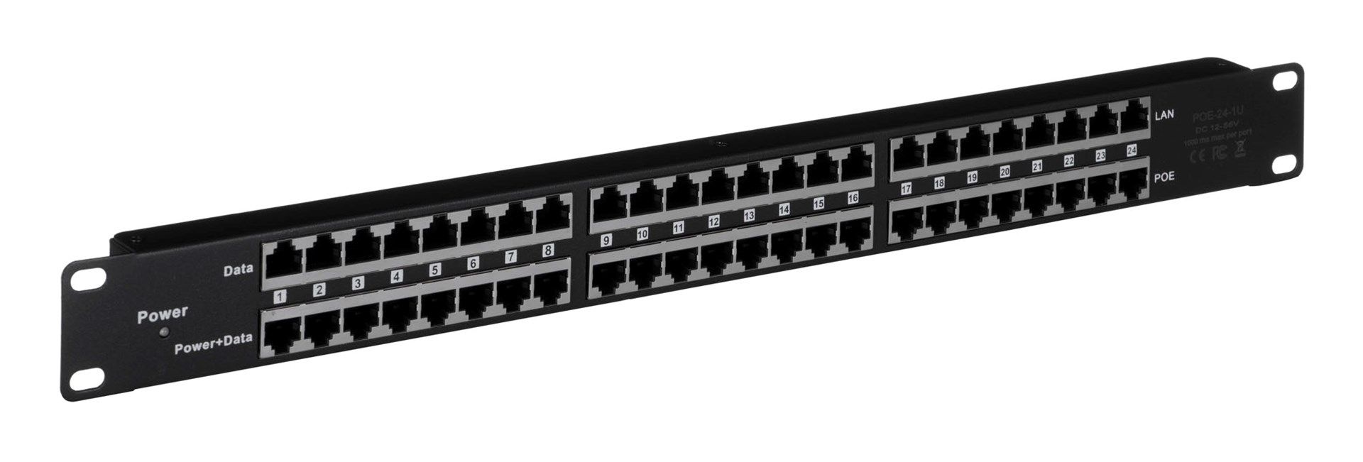 Extralink 24 Port | PoE Injector | 24x 100Mbps RJ45  Rack Enclosure_3