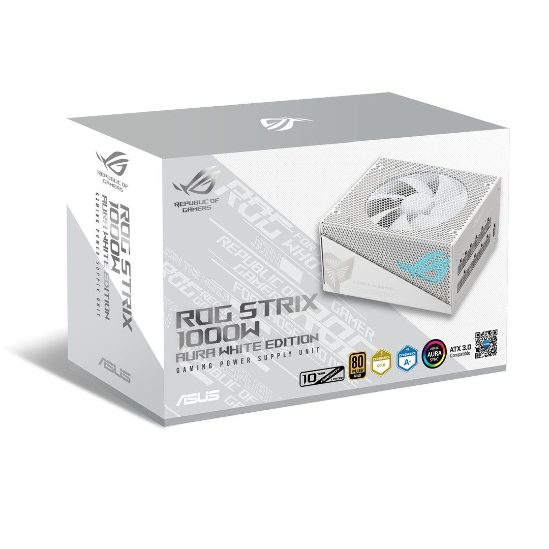 ASUS ROG -STRIX-1000G-AURA-WHITE-GAMING power supply unit 1000 W 24-pin ATX ATX_12