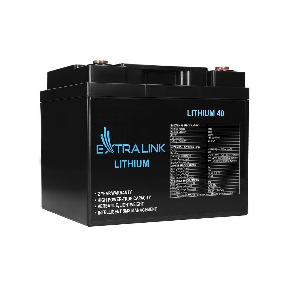 Extralink Accumulator LiFePO4 40AH 12.8V  BMS_2