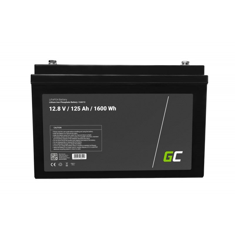 Green Cell CAV13 vehicle battery Lithium Iron Phosphate (LiFePO4) 125 Ah 12.8 V Marine / Leisure_5