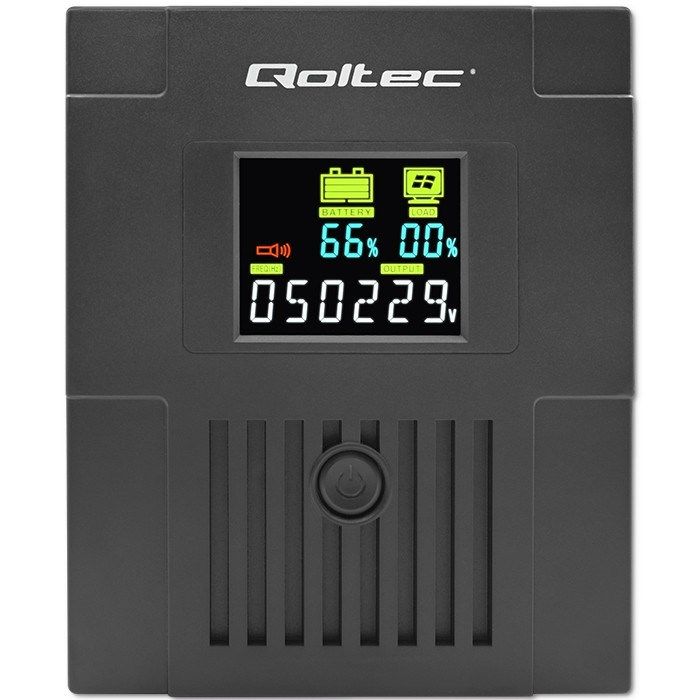 Qoltec 53770 uninterruptible power supply (UPS) Line-Interactive 1.5 kVA 900 W 2 AC outlet(s)_9