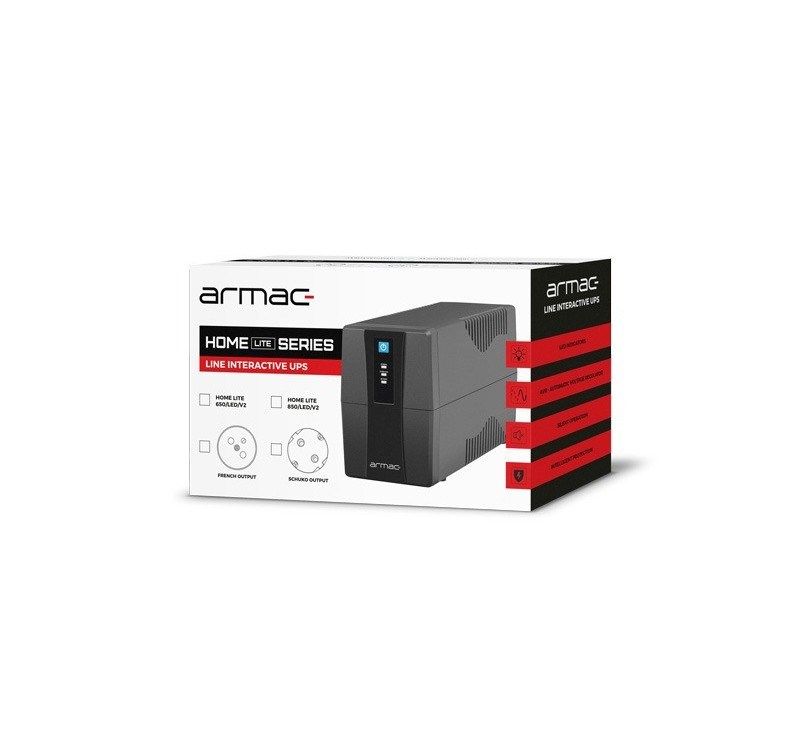 UPS ARMAC HOME LITE LINE-INT 2X230V EN HL650E/LEDV2_4