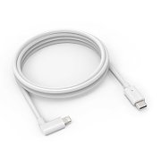 6FT USB-C TO 90 DEGREE/LIGHTNING CABLE WHITE_2