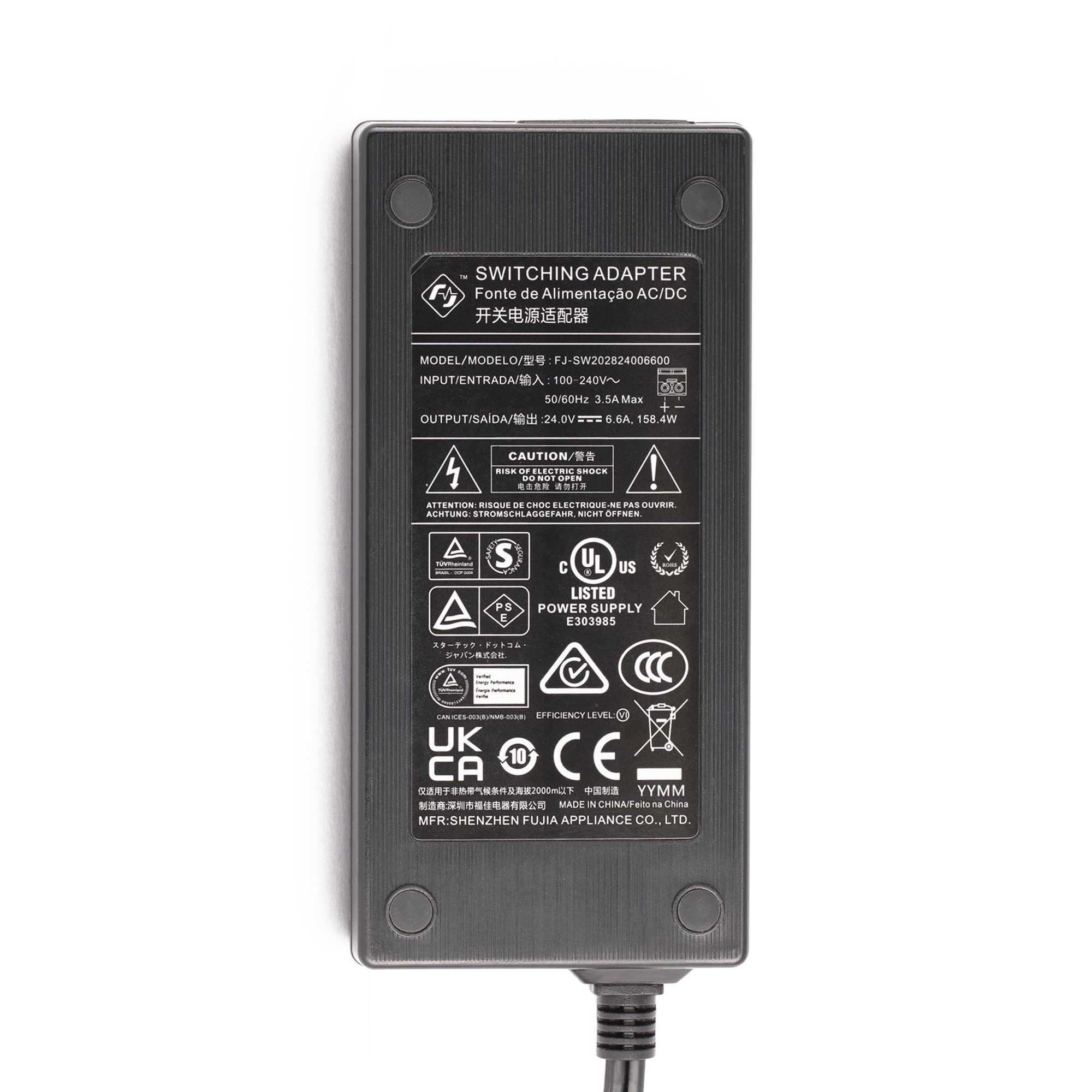 DC POWER ADAPTER - 24V/6.6A/EXTERNAL USB HUB POWER SUPPLY_6