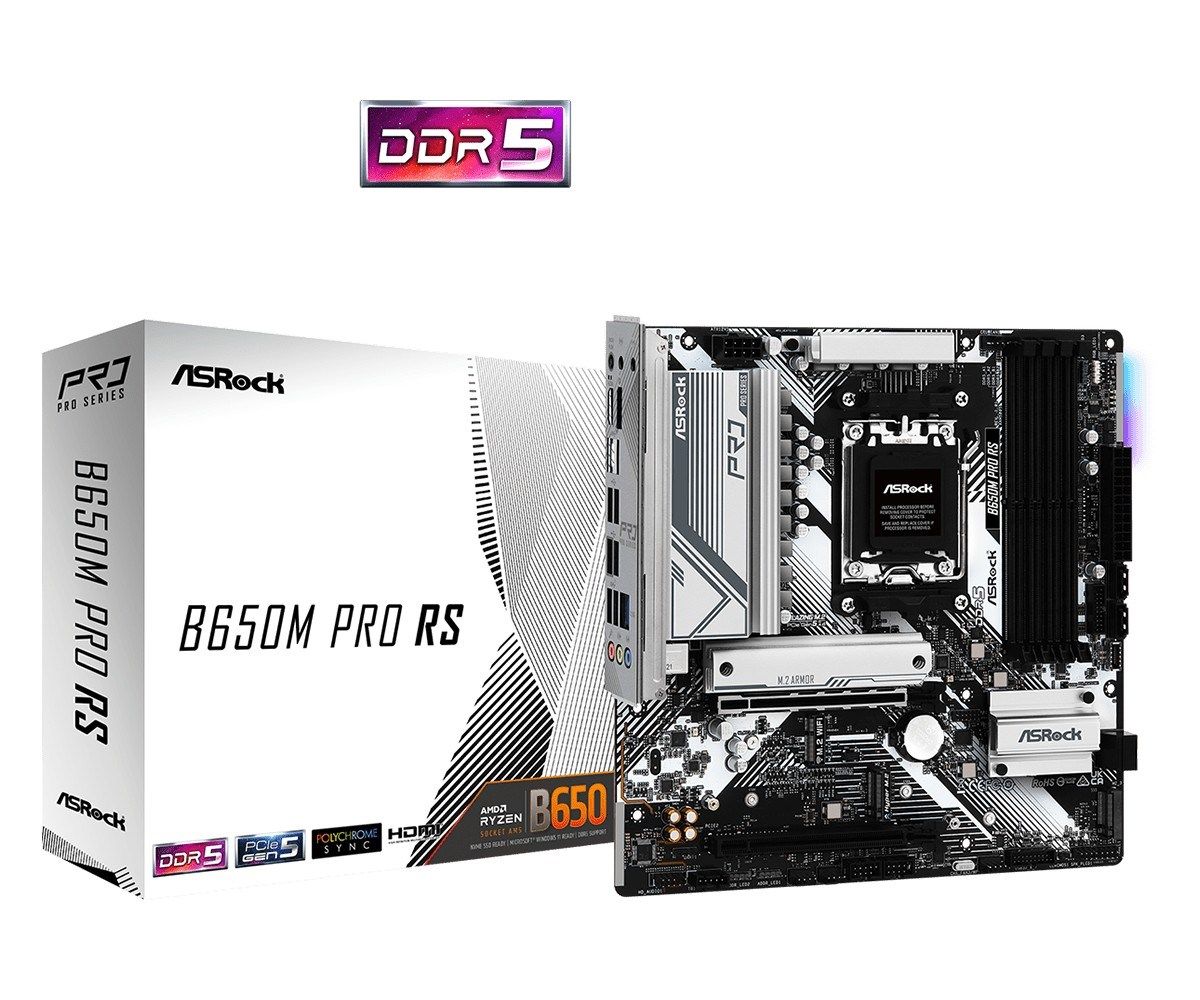 Asrock B650M Pro RS AMD B650 Socket AM5 micro ATX_6