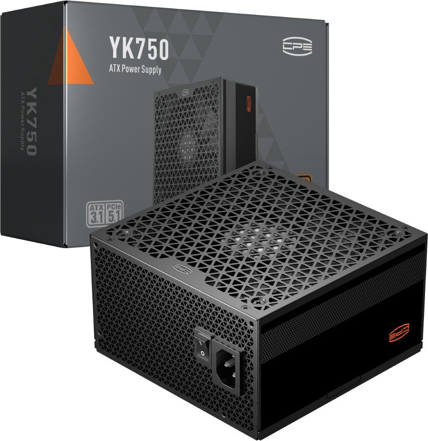 SURSA PCCooler  YK750 , 750W,  certificare 80 Plus Bronze, non-modular,  fan 135mm, negru,  YK750  (timbru verde 0.8 lei)