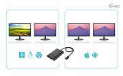 USB-C DUAL 4K/60HZ (SINGLE/8K/30HZ) DP VIDEO ADAPTER