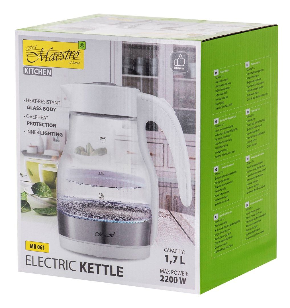 ELECTRIC KETTLE MAESTRO MR-061 WHITE_9