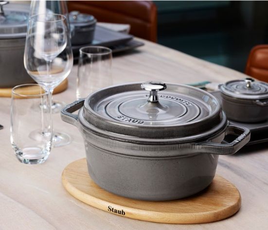 Staub Round Cast Iron Pot - Graphite  1.7 ltr_7