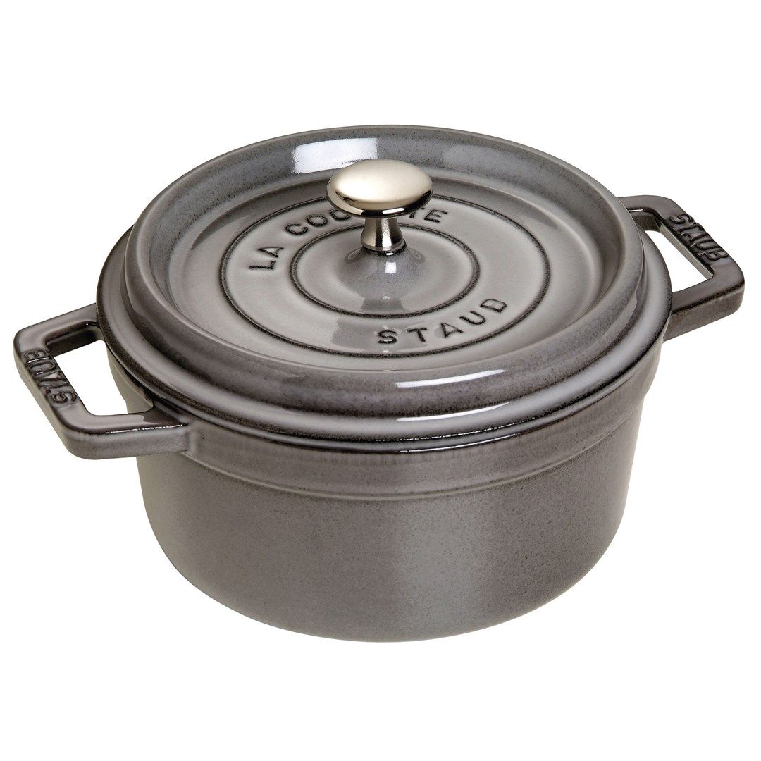 Staub Round Cast Iron Pot - Graphite  1.7 ltr_8