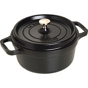 Staub Round Cast Iron Pot - Black  2.6 ltr_10