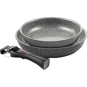 Set of 2 frying pans (24 + 28 cm) + saucepan 16 cm_1