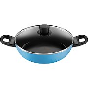 deep frying pan 2H with lid 28 cm blue_1