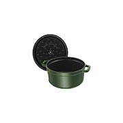 Staub Round Cast Iron Pot - 6.7 ltr  Green_2