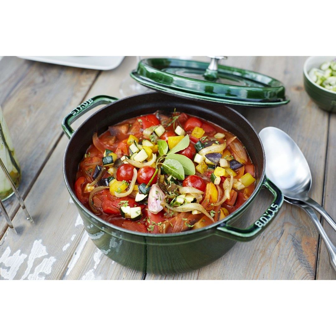 Staub Round Cast Iron Pot - 6.7 ltr  Green_5