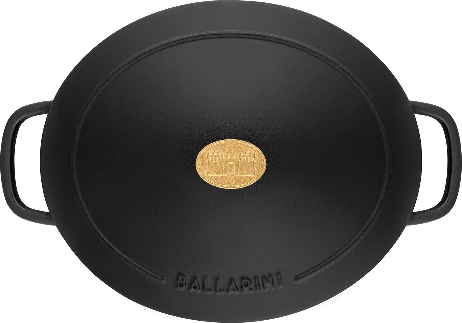 BALLARINI BELLAMONTE oval cast iron pot 75003-546-0 - 5.5 ltr black_4