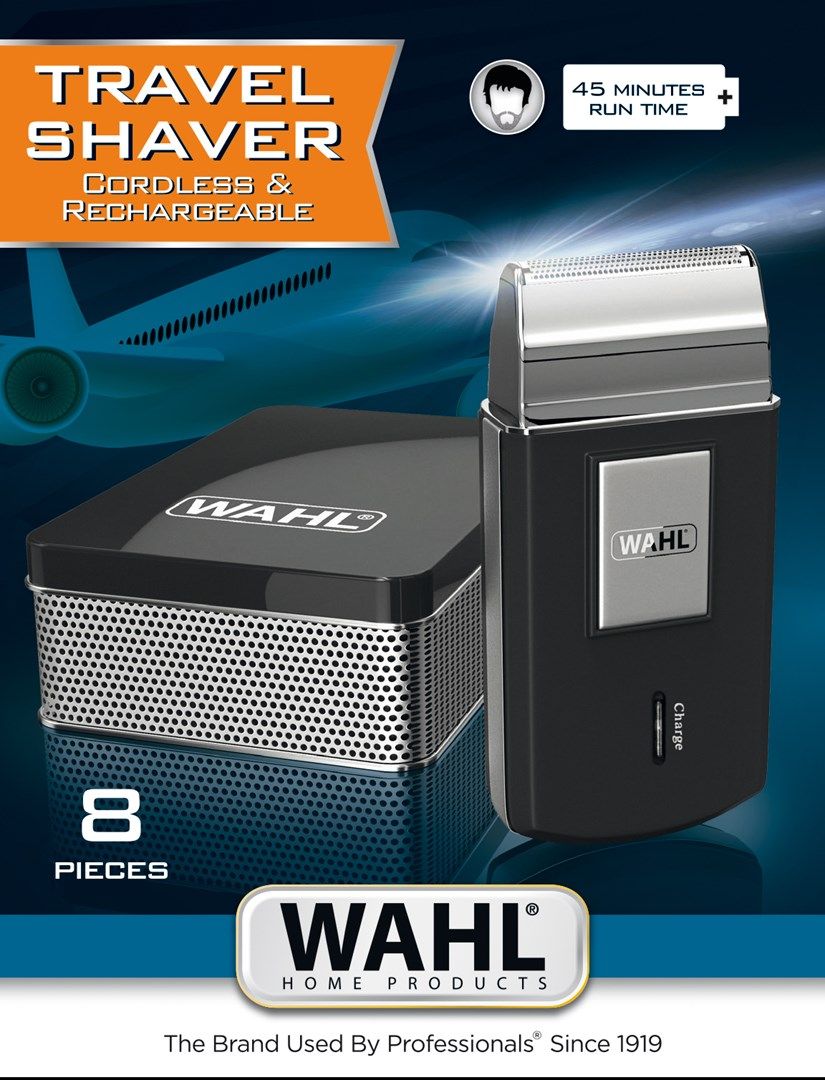 Wahl 3615-1016 men's shaver Foil shaver Trimmer Black  Silver_2