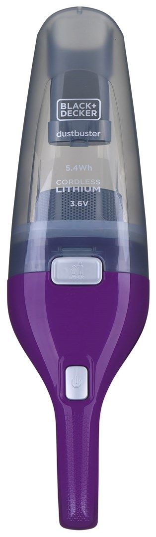 Black & Decker NVC115W handheld vacuum Grey  Purple Bagless_5