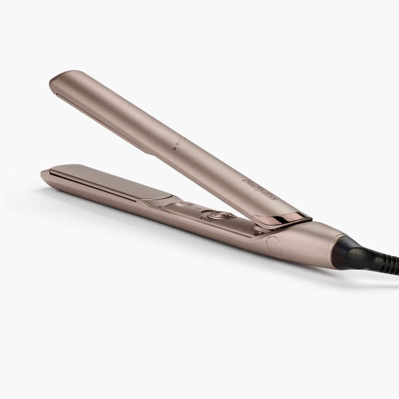 BaByliss ST90PE hair styling tool Straightening iron Steam Pink gold 3 m_5