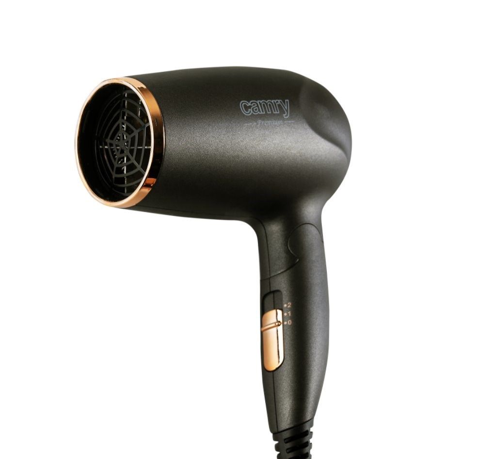 Camry CR 2261 hair dryer Metallic grey  Gold 1400 W_3