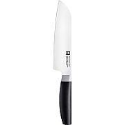 Santoku Zwilling Now S Knife - 18 cm  Black_1