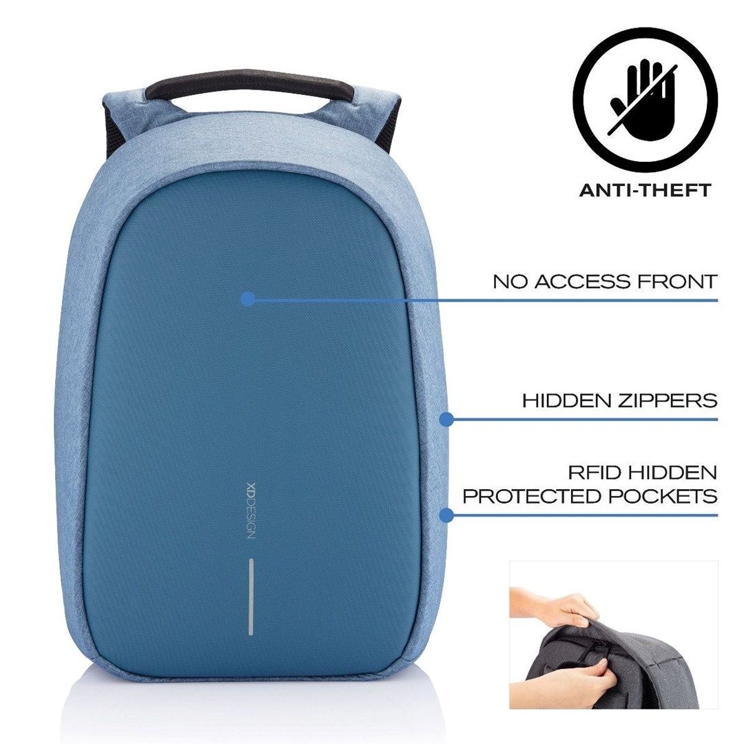 XD DESIGN ANTI-THEFT BACKPACK BOBBY HERO SMALL BLUE P/N: P705.709_8