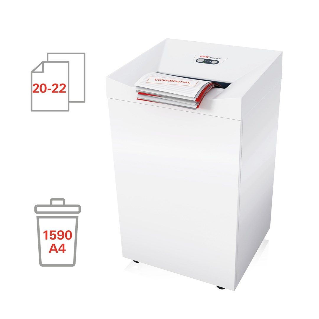 HSM Pure 630 shredder  130 l  4 5x30 mm_6