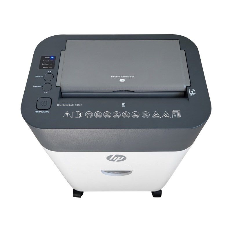 HP ONESHRED Auto 100CC white-gray shredder_3