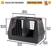 FERPLAST Atlas Car 100 Scenic  car transporter for animals_2