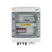 DC+AC connection switchboard with surge arrester 1000V type 2  2x PV string  2x MPPT // limit. AC type 2  25A 3-F_1