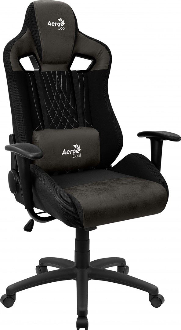 Aerocool EARL AeroSuede Universal gaming chair Black_2