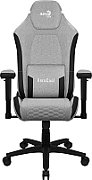 Aerocool CROWNASHGR  Ergonomic Gaming Chair  Adjustable Cushions  AeroWeave Technology  Grey_2