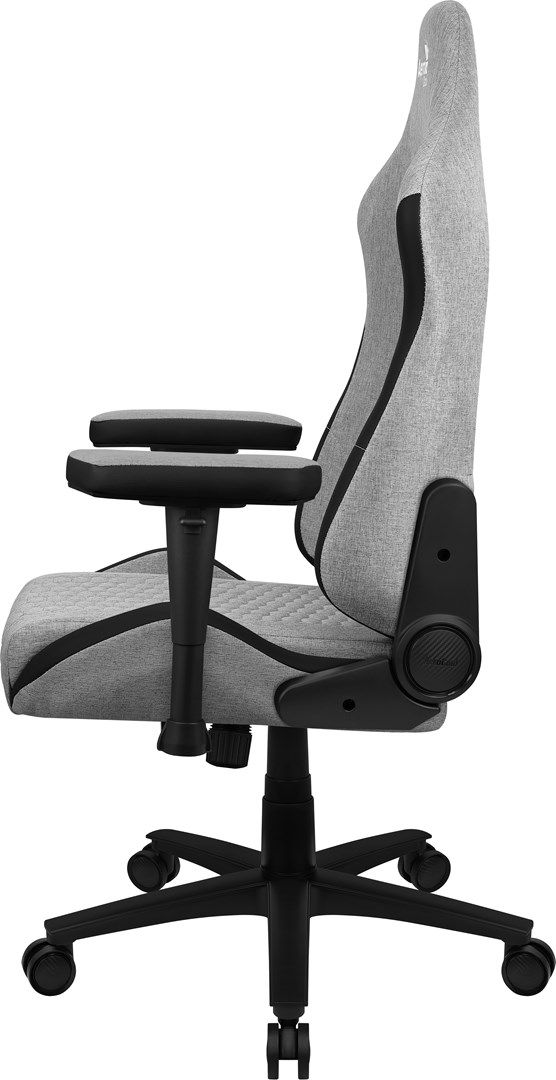 Aerocool CROWNASHGR  Ergonomic Gaming Chair  Adjustable Cushions  AeroWeave Technology  Grey_3