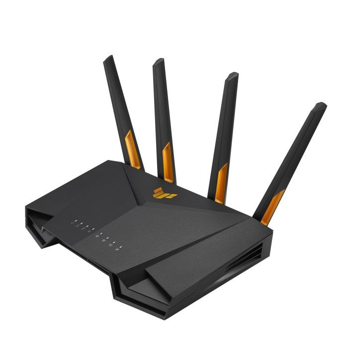 ASUS TUF Gaming AX3000 V2 wireless router Gigabit Ethernet Dual-band (2.4 GHz / 5 GHz) Black  Orange_18