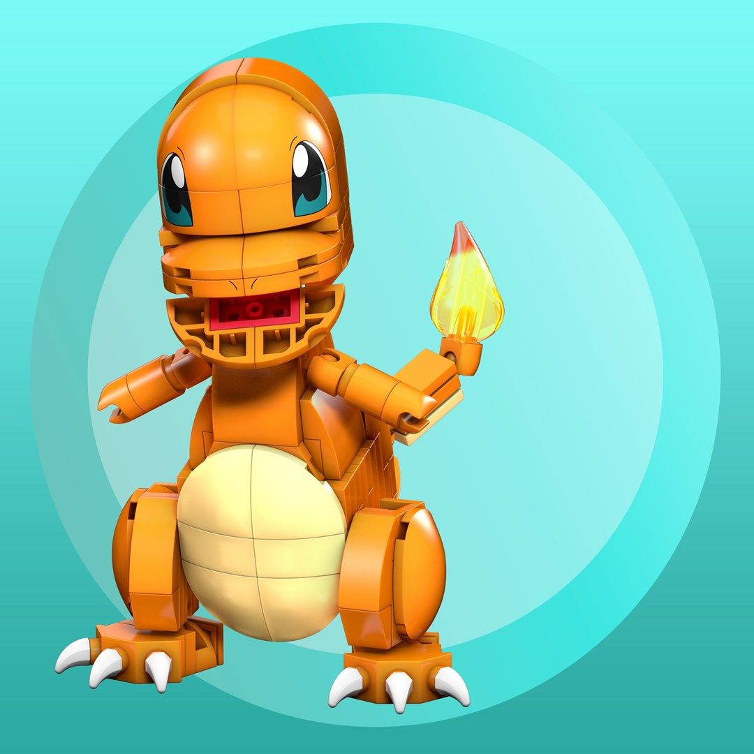 MEGA CONSTRUX Klocki POKEMON Charmander GKY96 MATTEL_4