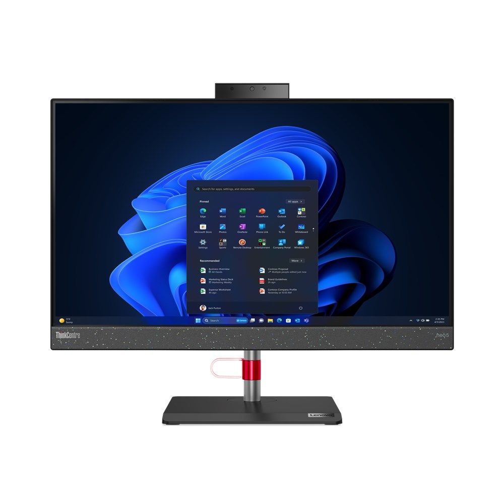 Lenovo ThinkCentre neo 50a Intel® Core™ i5 i5-13500H 60.5 cm (23.8 ) 1920 x 1080 pixels Touchscreen All-in-One PC 8 GB DDR5-SDRAM 256 GB SSD Windows 11 Pro Wi-Fi 6 (802.11ax) Black_7