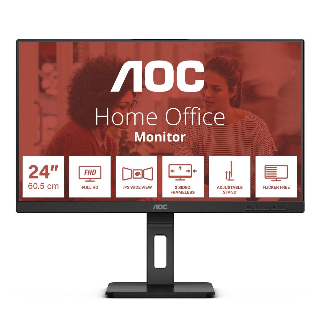 AOC E3 24E3QAF computer monitor 61 cm (24 ) 1920 x 1080 pixels Black_7